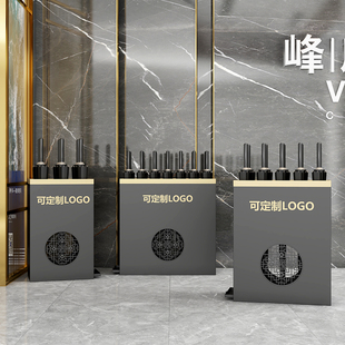 定制logo商用雨伞架银行收纳置物架酒店大堂售楼部便民雨伞收纳架