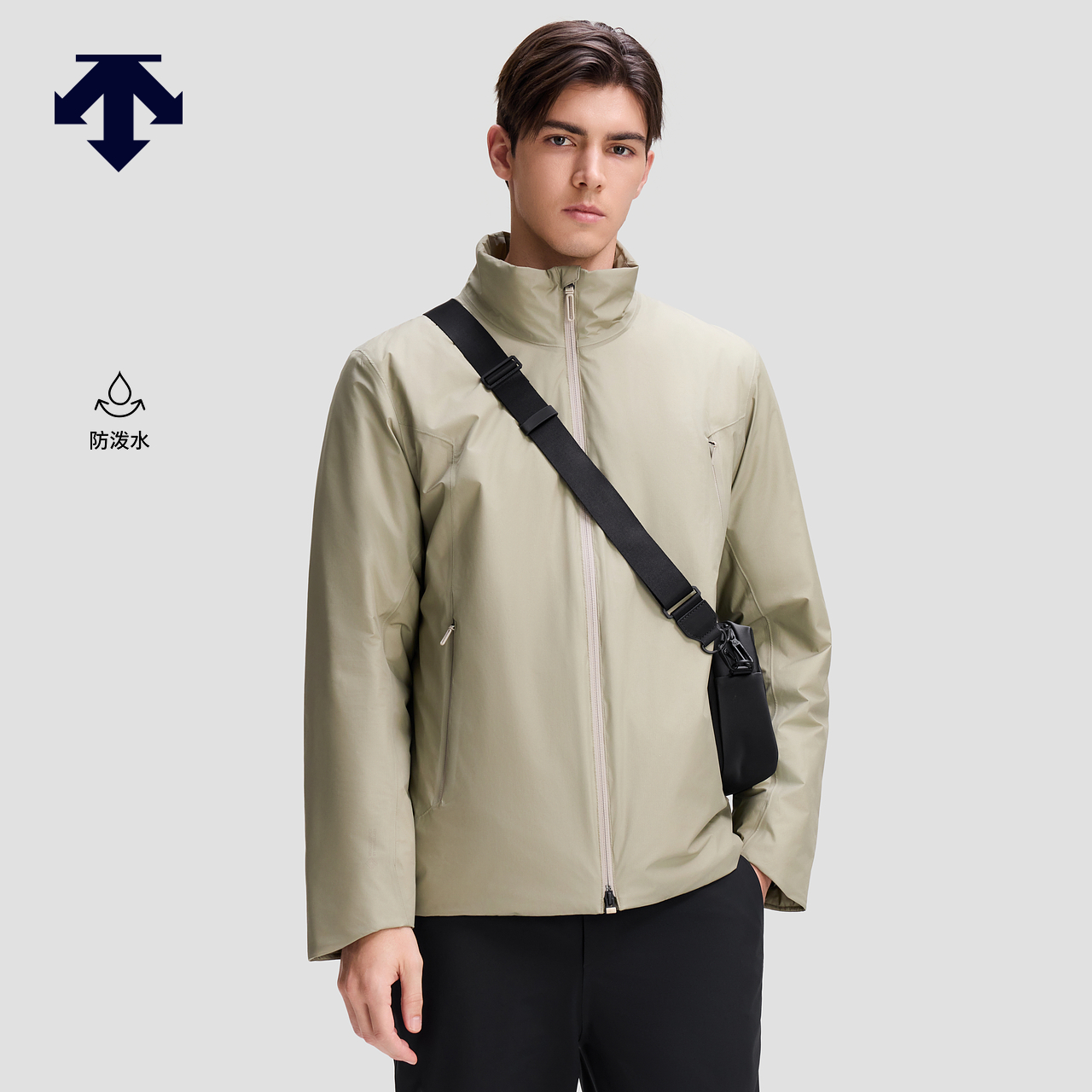 DESCENTE迪桑特DUALIS系列都市通勤GTX 2L防泼水保暖P棉男士棉服