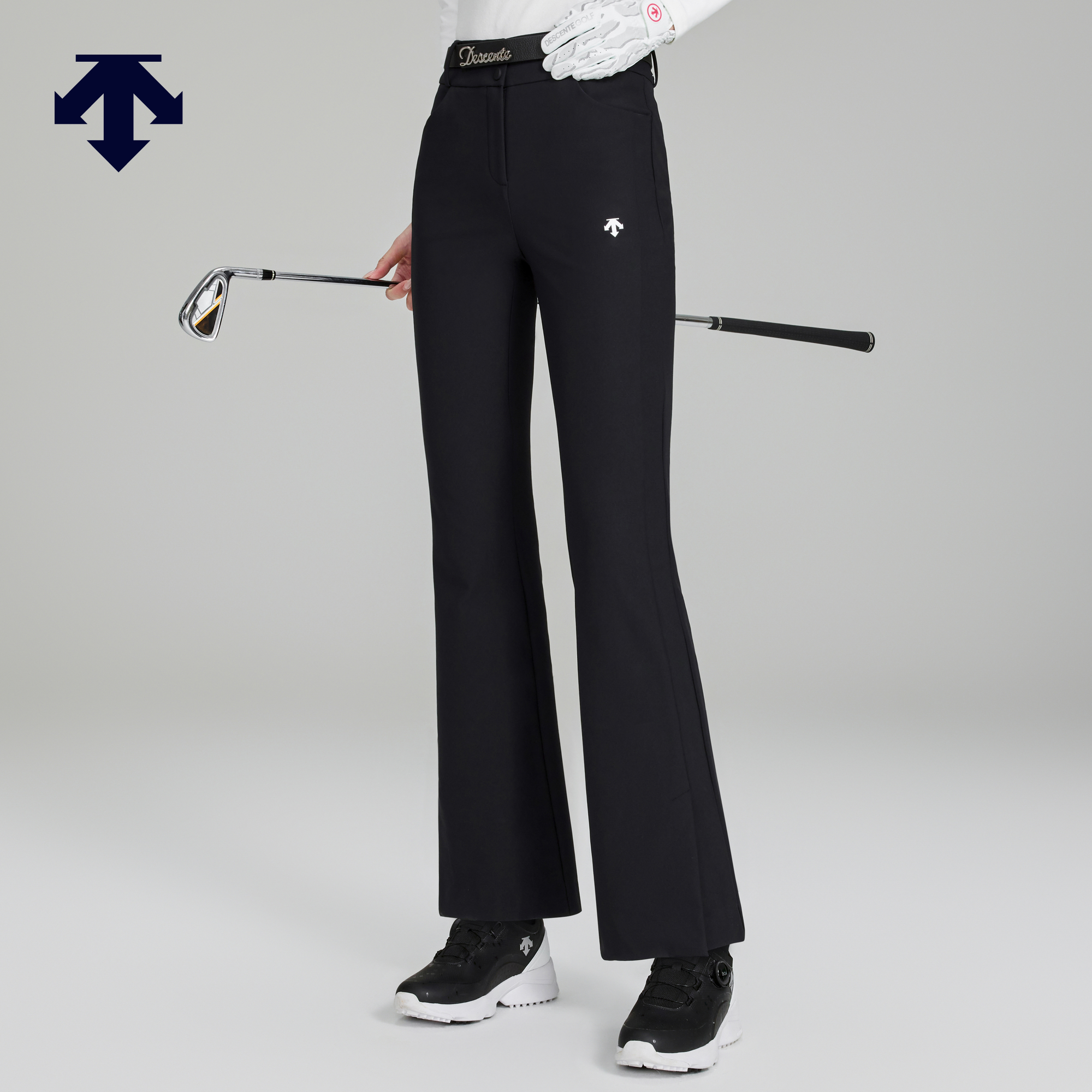 DESCENTEGOLF 迪桑特高尔夫女士PRO系列显瘦喇叭长裤 秋冬新品