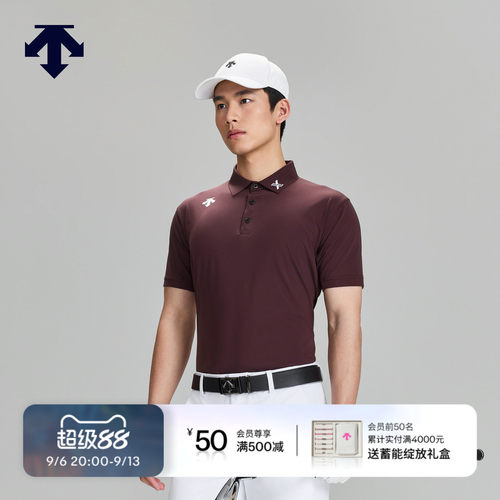 DESCENTEGOLF 迪桑特高尔夫 男士G-ARC系列短袖POLO衫春夏新品