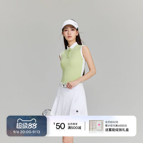 DESCENTEGOLF 迪桑特高尔夫 女士PRO系列无袖T恤夏季新品