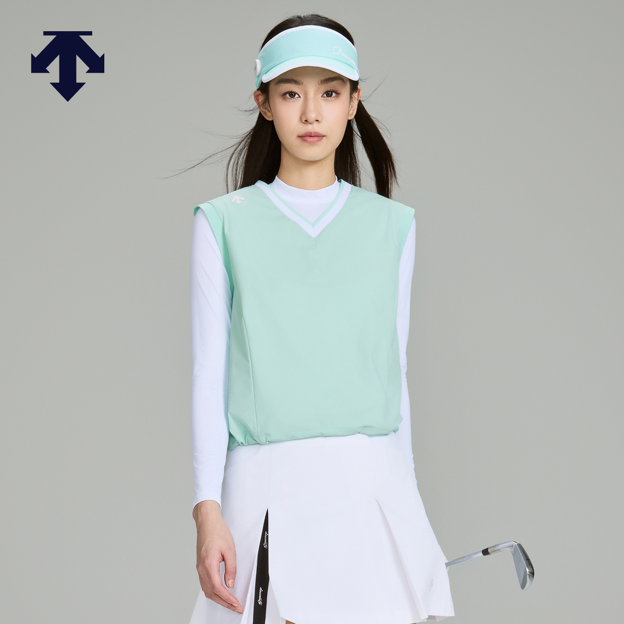 DESCENTEGOLF 迪桑特高尔夫 女士PRO系列长袖POLO衫早秋