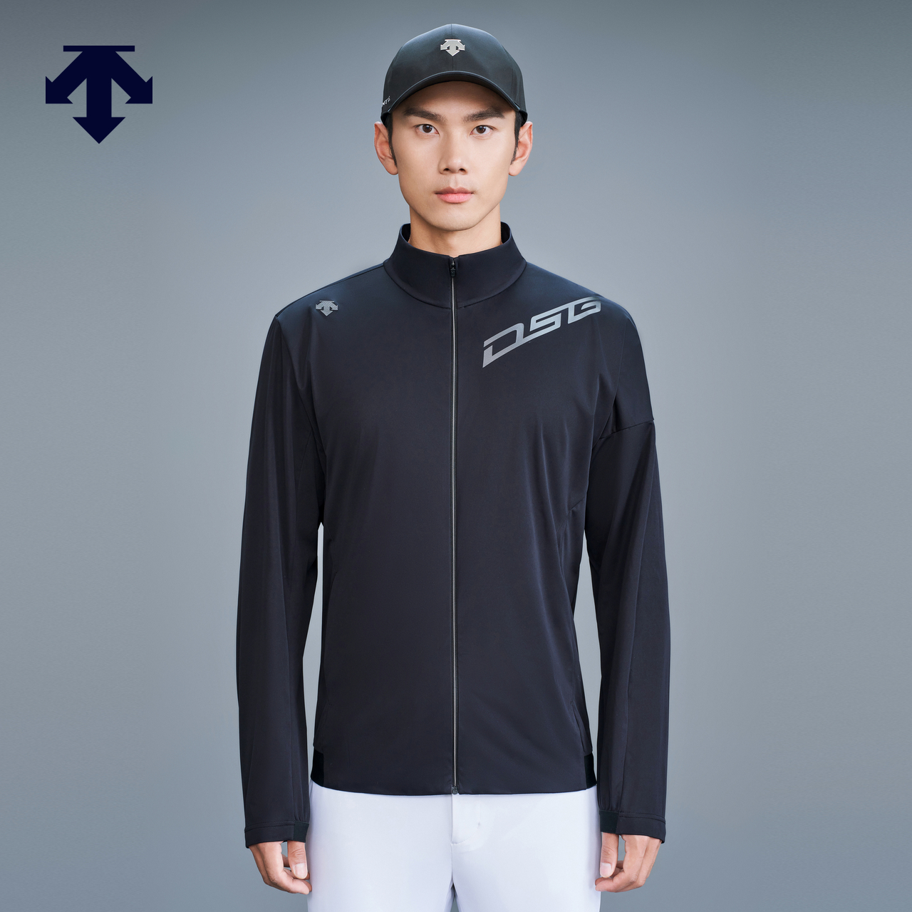 高尔夫梭织夹克DESCENTE