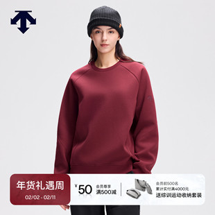 DESCENTE迪桑特SNOWBOARD STYLE系列男女同款针织套头衫卫衣
