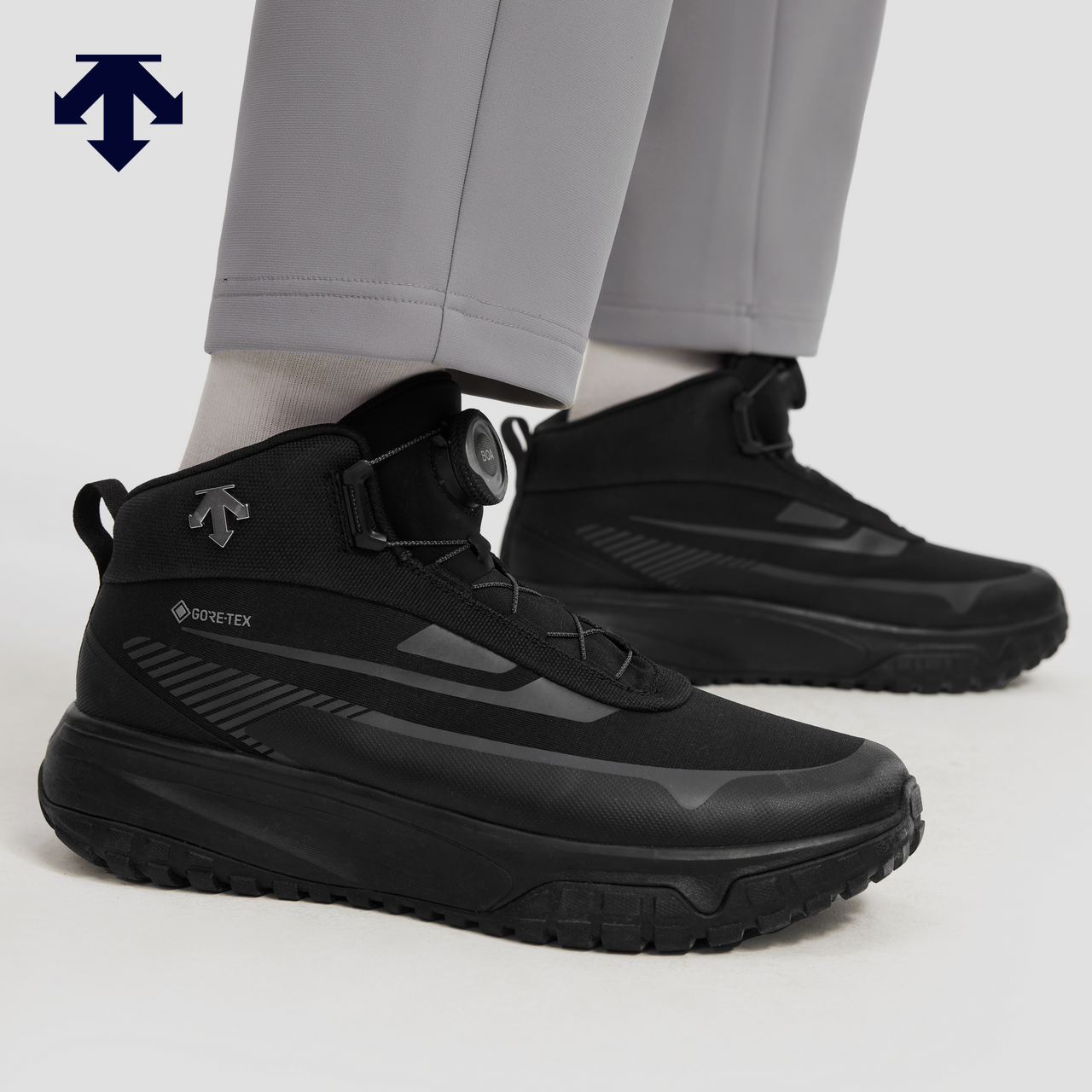 DESCENTE迪桑特SKI STYLE休闲男女款缓震保暖BOA雪地靴秋冬新品