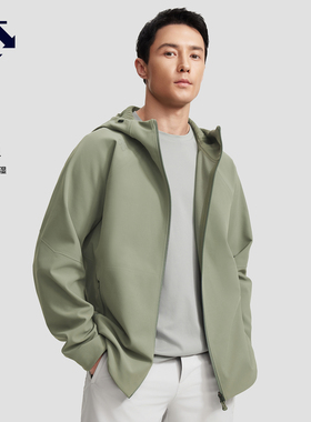 DESCENTE迪桑特TRAINING综训运动健身防水透湿男士加绒梭织外套