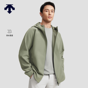 DESCENTE迪桑特TRAINING综训运动健身防水透湿男士加绒梭织外套