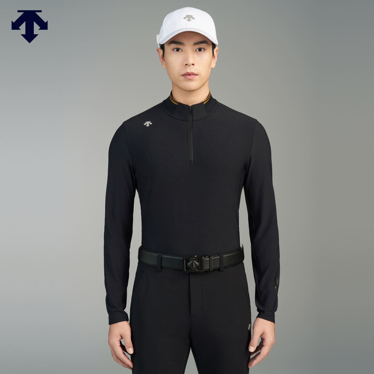 DESCENTEGOLF 迪桑特高尔夫男士长袖POLO衫
