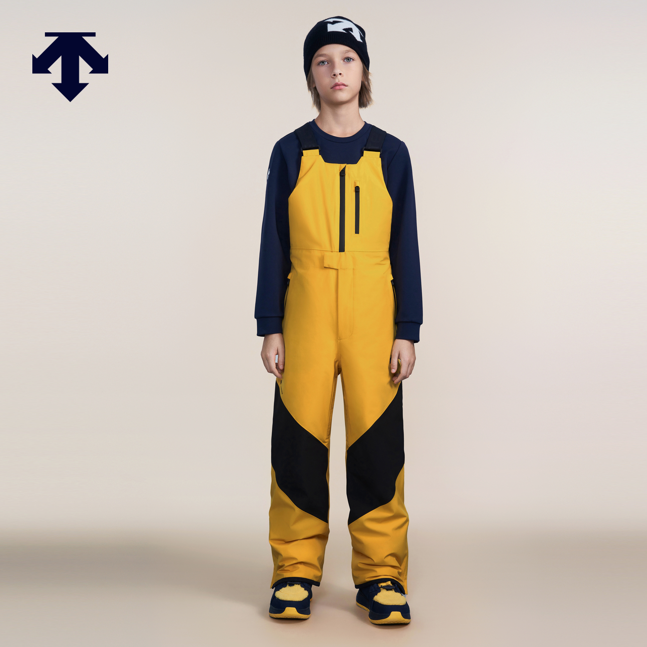 DESCENTE迪桑特儿童SNOWBOARD男女童运动防水防风透湿滑雪裤