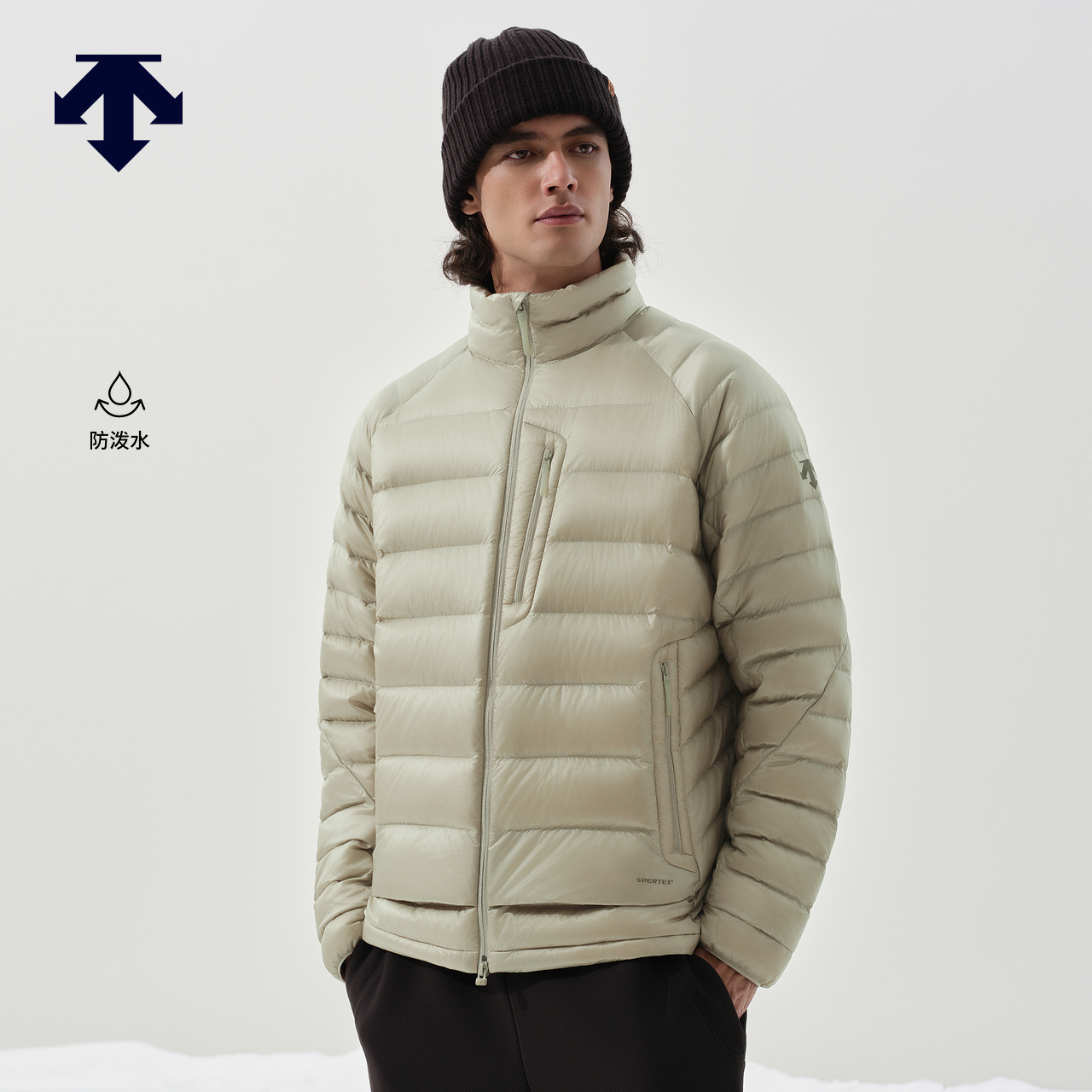 DESCENTE迪桑特SNOWBOARD STYLE男女同款PERTEX防泼水羽绒服