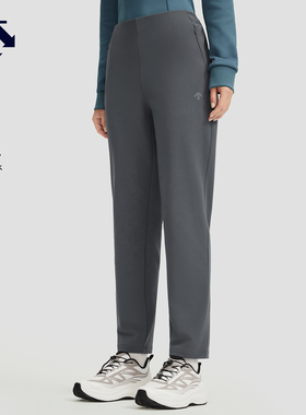 DESCENTE迪桑特WOMEN’S TRAINING女士运动长裤防泼水加绒锥形裤