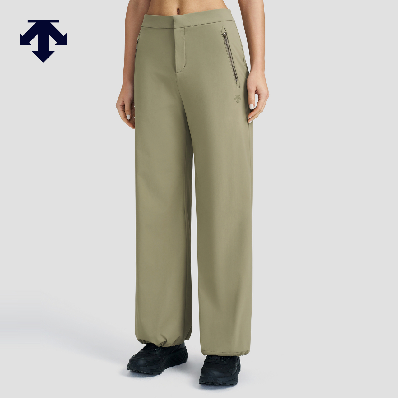 DESCENTE迪桑特WOMEN’S STUDIO系列女士梭织运动长裤