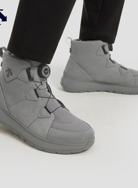 DESCENTE迪桑特SKI STYLE男女款缓震加绒保暖BOA中帮雪地靴新品