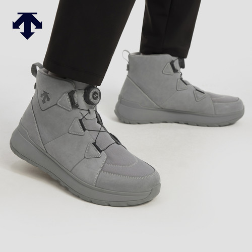 DESCENTE迪桑特SKI STYLE男女款缓震加绒保暖BOA中帮雪地靴新品