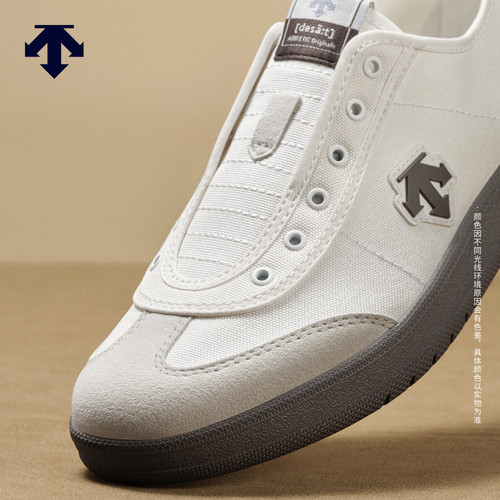 DESCENTE迪桑特男女款CHRON PACER CVS一脚蹬复古薄底运动休闲鞋