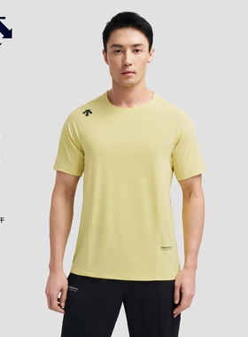 DESCENTE 迪桑特RUNNING系列跑步运动健身男士短袖T恤夏季