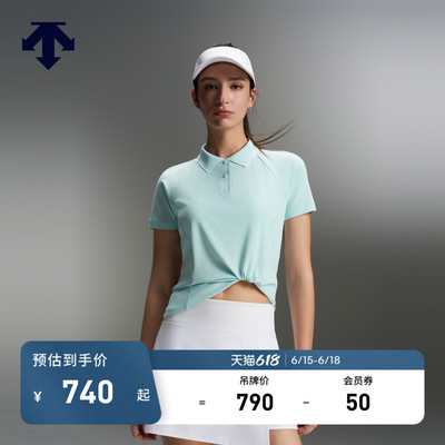 DESCENTE迪桑特WOMEN’S TRAINING系列女士短袖POLO衫新品