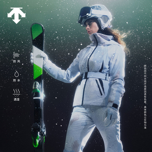 DESCENTE x Daniel Arsham艺术家联名系列防风防水透湿女士滑雪服