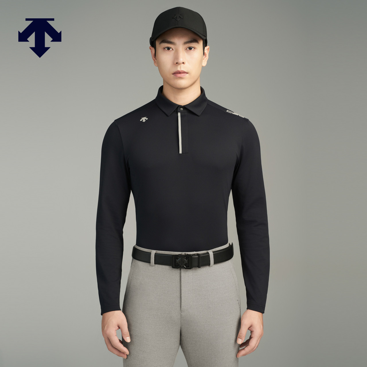 DESCENTEGOLF迪桑特高尔夫男士经典四面弹长袖POLO衫,运动服/休闲服装,运动POLO衫,淘宝优惠券,粉丝福利购,淘宝优惠卷