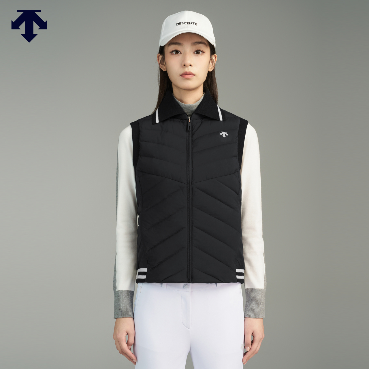 DESCENTEGOLF 迪桑特高尔夫FIELD系列女士羽绒马夹