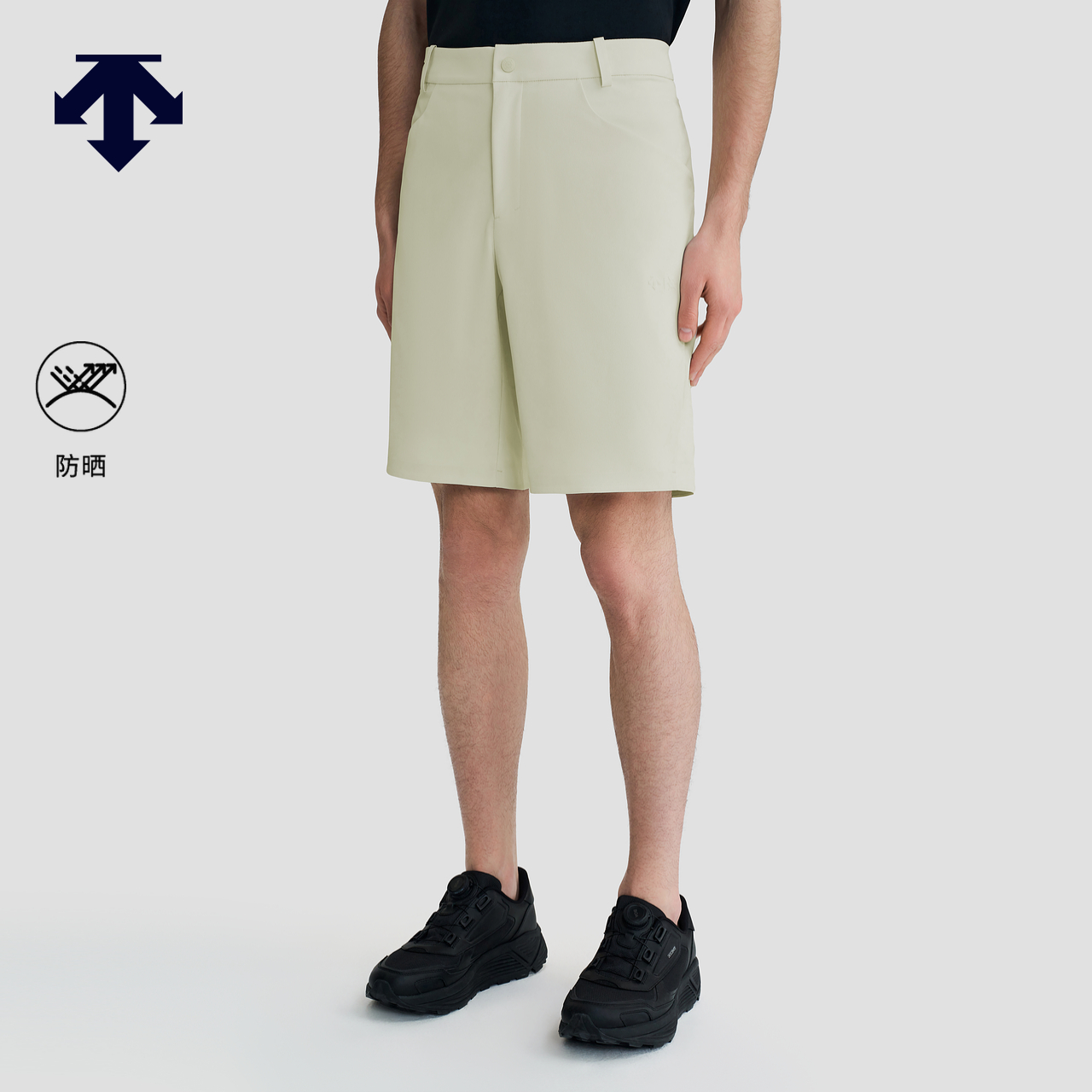 DESCENTE迪桑特DUALIS系列都市通勤SOLOTEX男士防晒梭织短裤