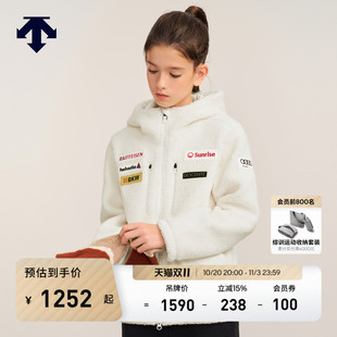 针织运动上衣冬季 STYLE系列男女童同款 儿童SKI DESCENTE迪桑特