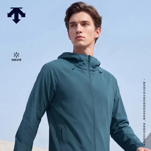 DESCENTE迪桑特TRAINING系列男士凉感梭织上衣外套夏季新品