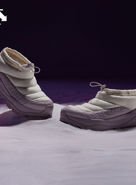 DESCENTE迪桑特SKI STYLE女士HEAT NAVI运动休闲鞋P棉保暖营地鞋