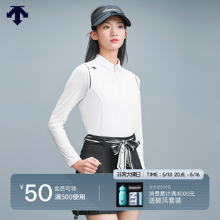 DESCENTEGOLF POLO衫 迪桑特高尔夫FIELD系列女士长袖 24夏季 新品