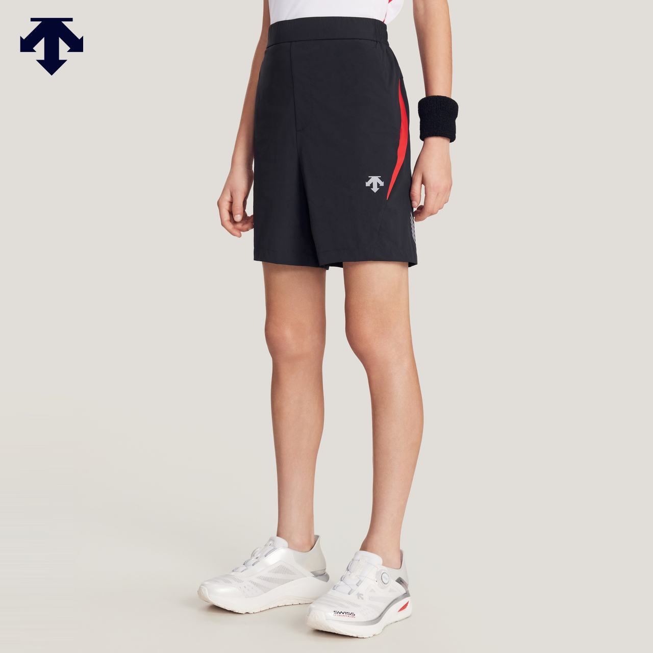 DESCENTE迪桑特儿童 RUNNING 男童梭织短裤