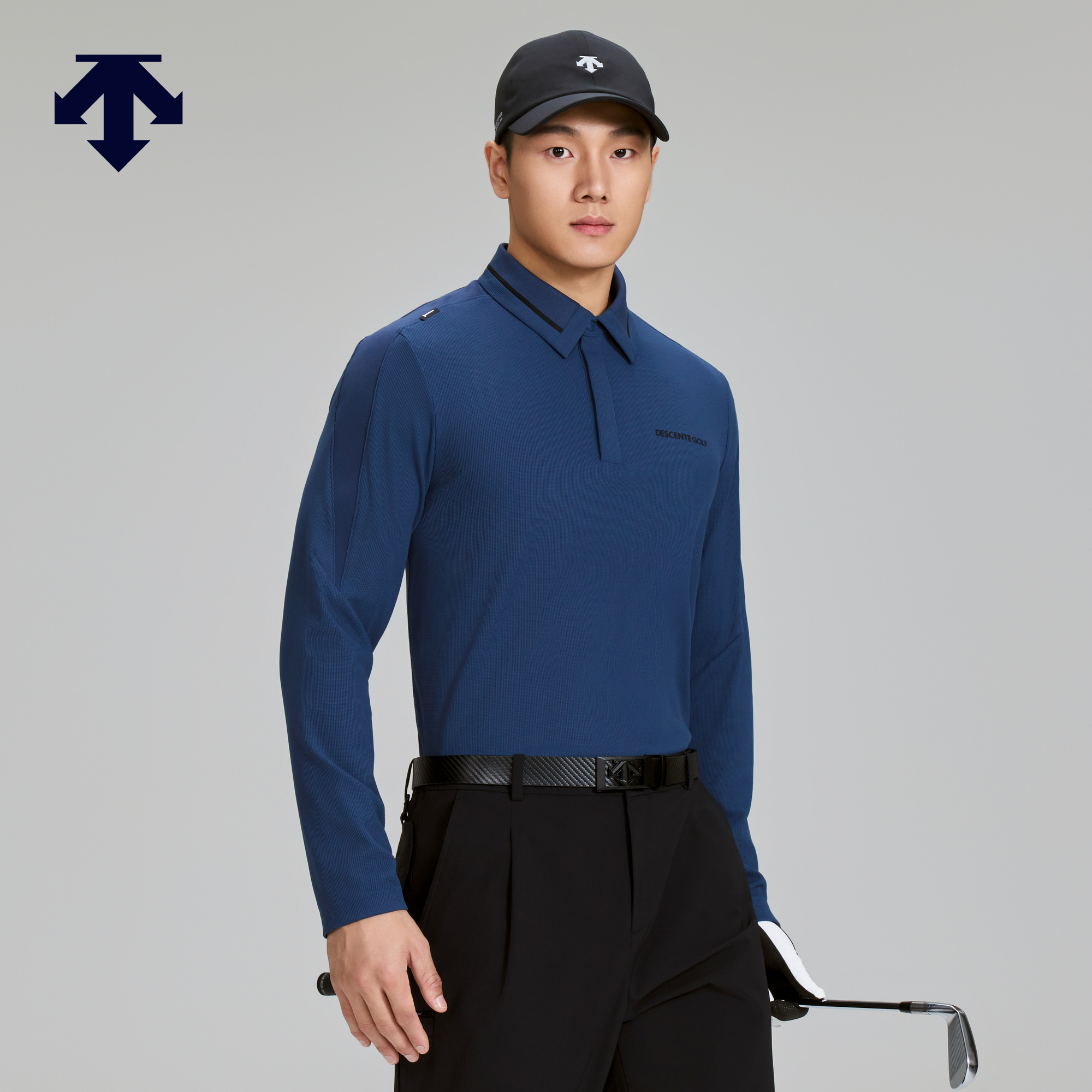 DESCENTEGOLF 迪桑特高尔夫 男士S-CORE系列长袖POLO衫秋冬新品