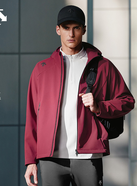 DESCENTE迪桑特TRAINING系列综训运动健身男士防泼水梭织加绒外套
