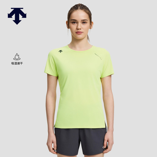 DESCENTE迪桑特WOMEN’S RUNNING系列女士F360 速干短袖T恤新品
