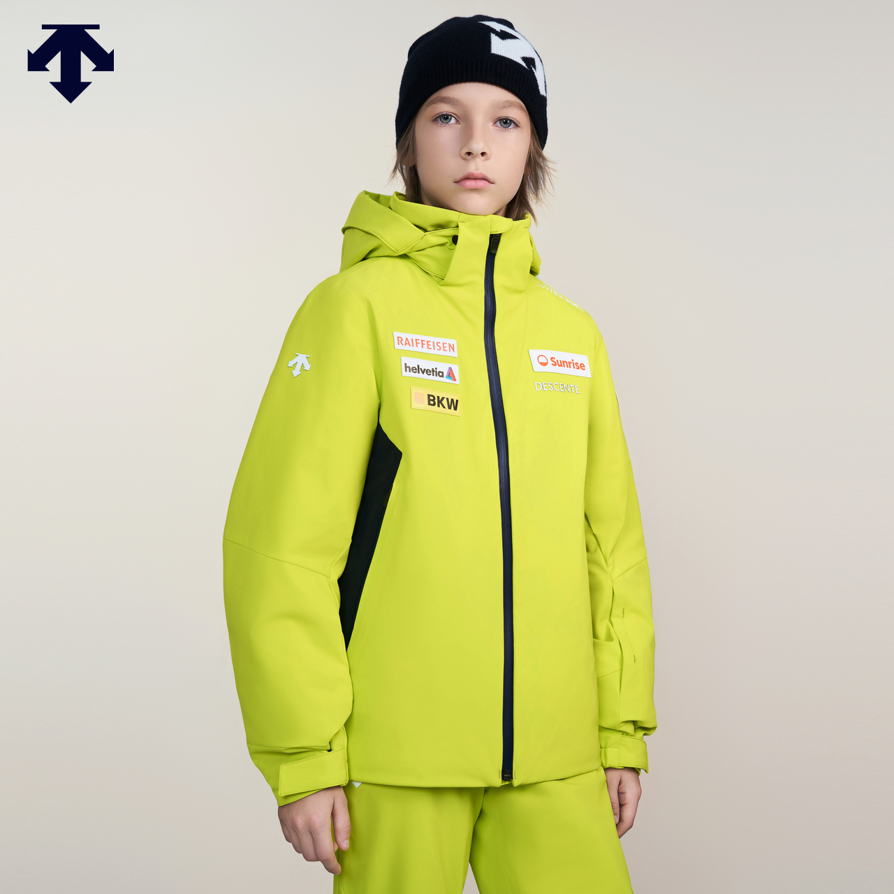 DESCENTE迪桑特儿童SKI系列男女童同款滑雪服冬季新品