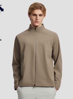 DESCENTE迪桑特TRAINING系列男士防水透湿抓绒保暖针织运动上衣