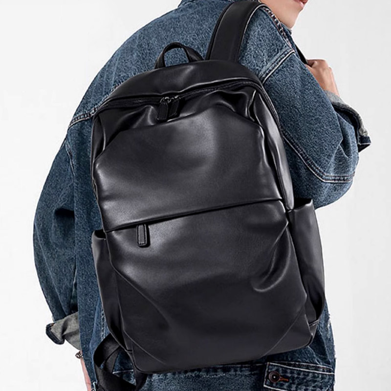 ins正品男包韩版时尚潮流双肩皮包电脑包学生书包背包休闲旅行包