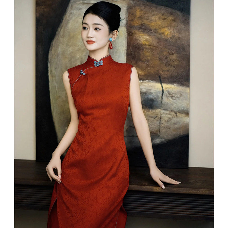 2026新款敬酒服新娘新中式旗袍显白订婚礼服连衣裙长款晨袍小礼服