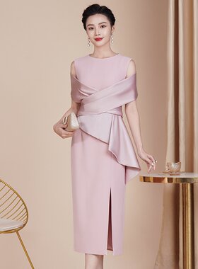 2026新款旗袍妈妈婚宴夏装高端喜婆婆衣服结婚礼服年轻喜服高