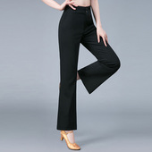 广场摩 2026新款 修身 拉丁舞裤 显舞蹈练功裤 女成人交谊舞直筒裤