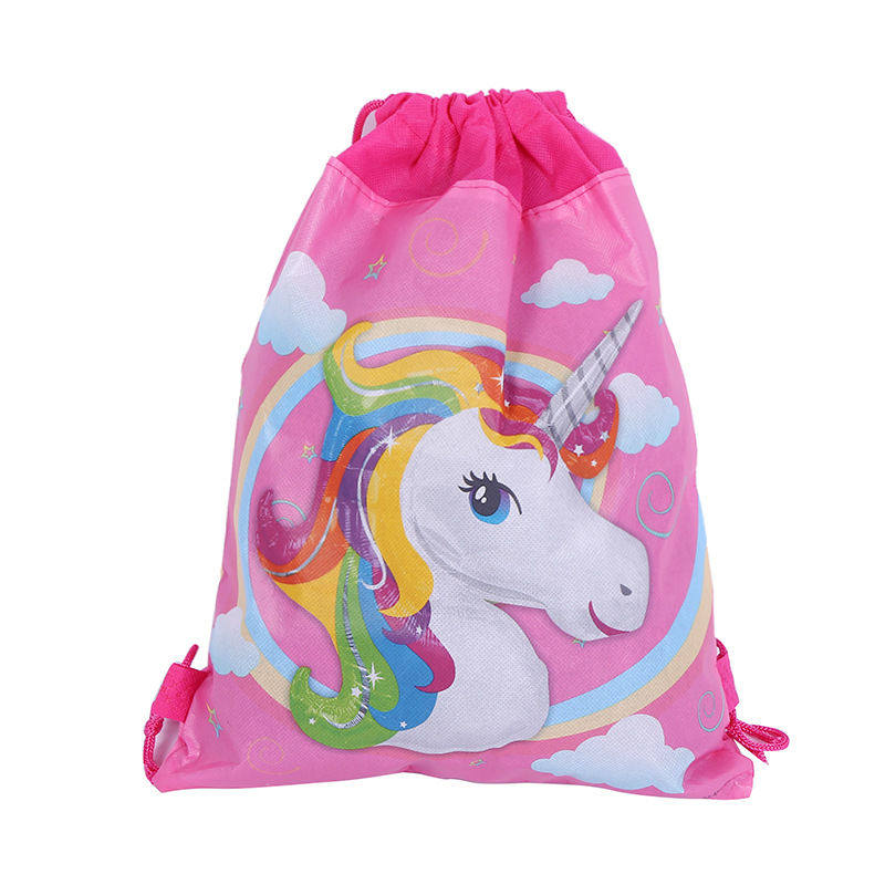 unicorn birthday party drawstring bag gift bag for gifts par
