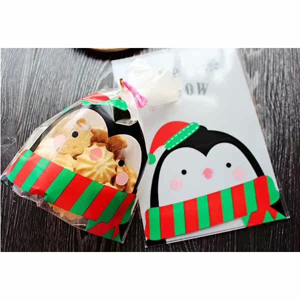 christmas cookie candy gift bags圣诞节饼干袋糖果袋礼品包装袋