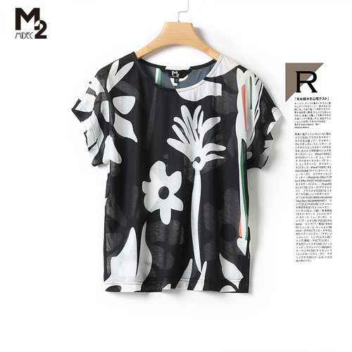 M2夏款女装款胖mm中年小