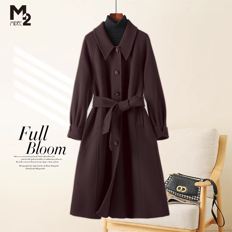 【断码特价】M2折扣店双面呢大衣