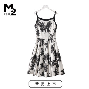 M2折扣店夏季 背心连衣裙 宽松大码 显瘦中年妈妈无袖