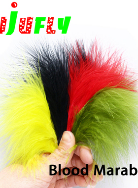 飞蝇饵 毛钩绑制材料 火鸡羽毛 血管绒 wolly bugger毛钩绑材