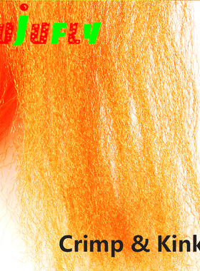海钓飞蝇饵绑制材料 合成卷曲纤维发 Fuzzy fiber人工饰带纤维