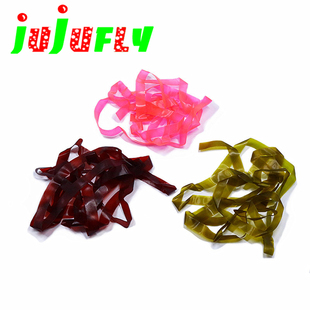 jujufly 飞蝇钩绑制材料 毛钩背皮 弹性若虫皮 超薄透明 若虫绑材