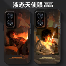 适用于oppoa97手机壳a96美式男孩a95潮牌卡通a93s液态硅胶a92s软壳a8防摔a72男a57外壳新款网红55保护套