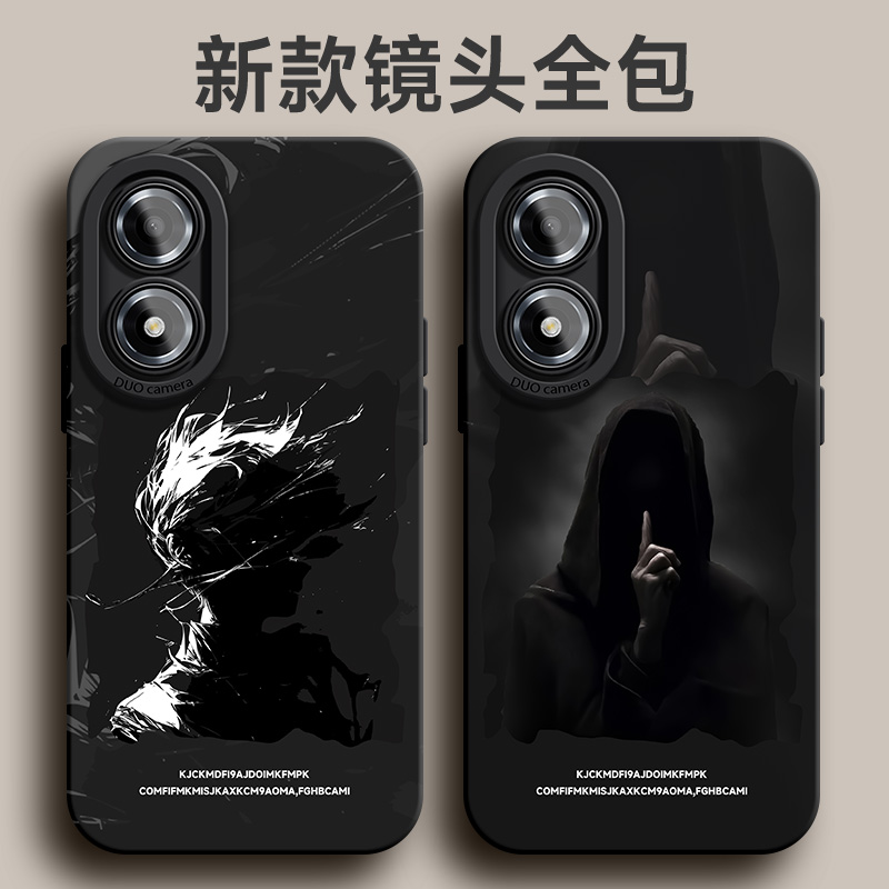 适用于oppoa2x手机壳k10暗系男孩k9潮牌卡通k9x液态硅胶k5软壳a1Pro防摔a2pro男外壳新款网红55保护套