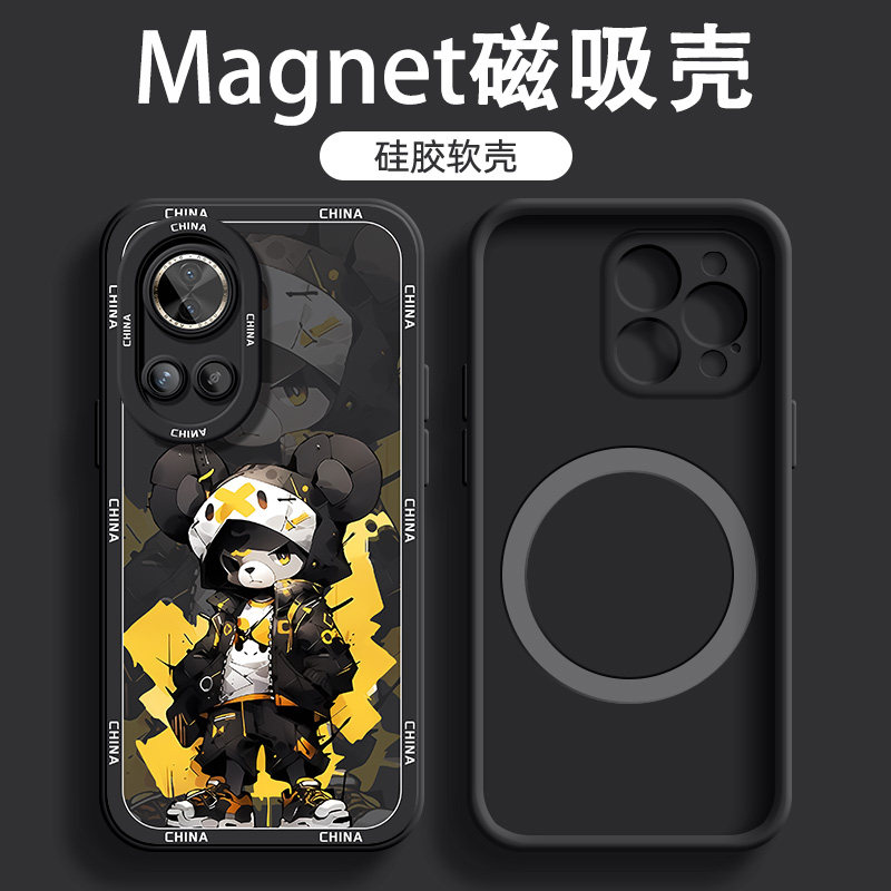 适用于华为nova13手机壳12Pro支架款10潮牌卡通9薯片HiNova12se硅胶11软壳7全包防摔8男6外壳新款5保护套